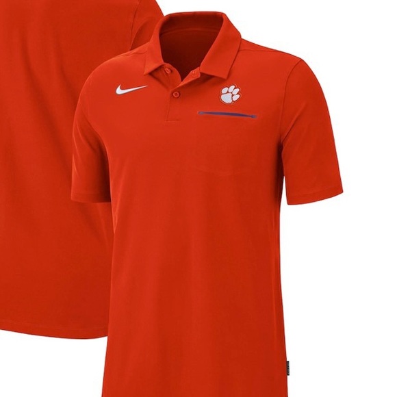 Clemson Nike EliteCoaches Sideline PerformancePolo - Picture 1 of 4